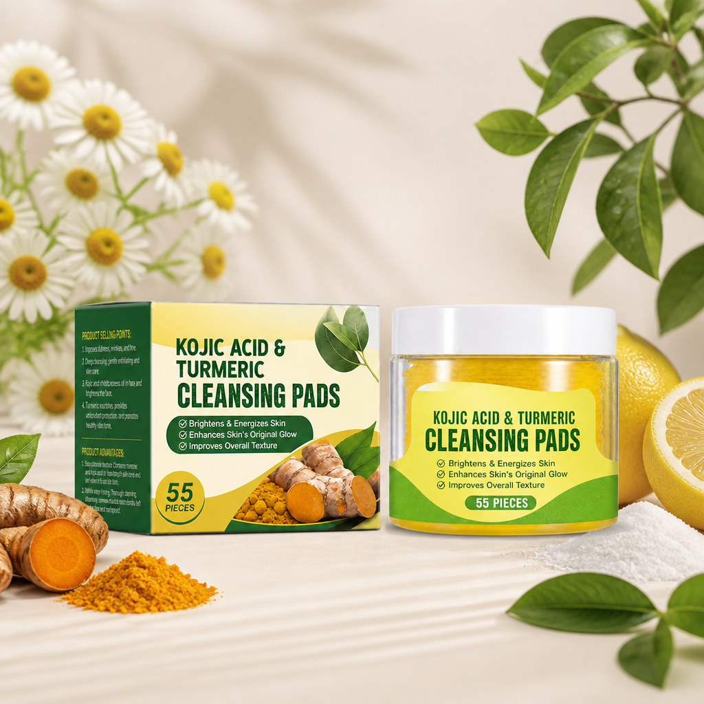 Turmeric & Kojic Brightening Facial Cleansing Bar for Radiant Skin