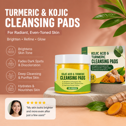 Turmeric & Kojic Brightening Facial Cleansing Bar for Radiant Skin