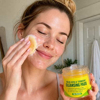 Turmeric & Kojic Brightening Facial Cleansing Bar for Radiant Skin