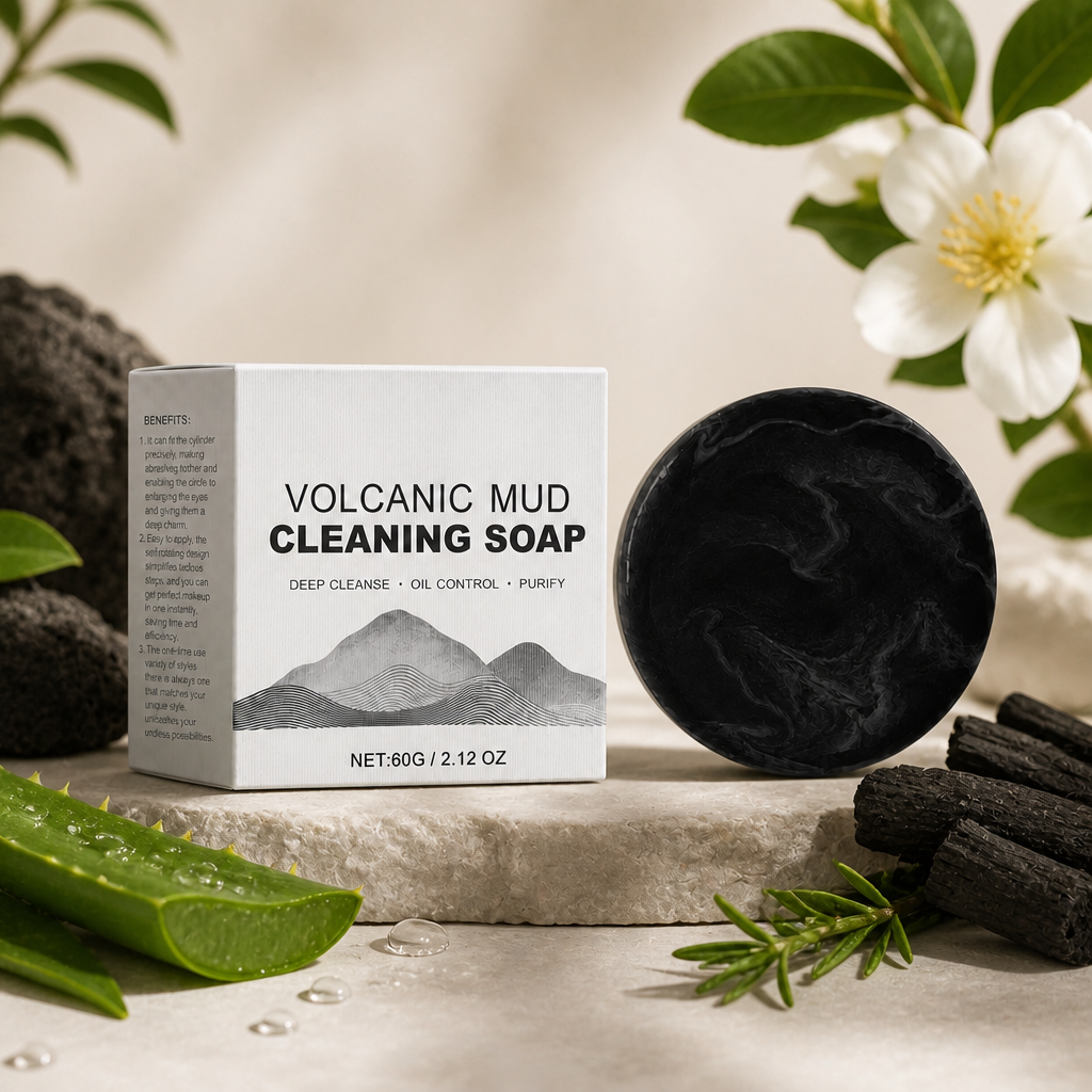 Volcanic Charcoal Cleansing Bar – Deep Clean for Fresh, Balanced Skin