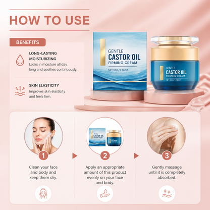 Collagen & Castor Oil Firming Cream – Deep Hydration for Smoother Skin