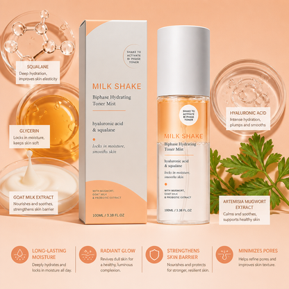 Bi-Phase Hydrating Essence Mist – Long-Lasting Moisture for Radiant Skin