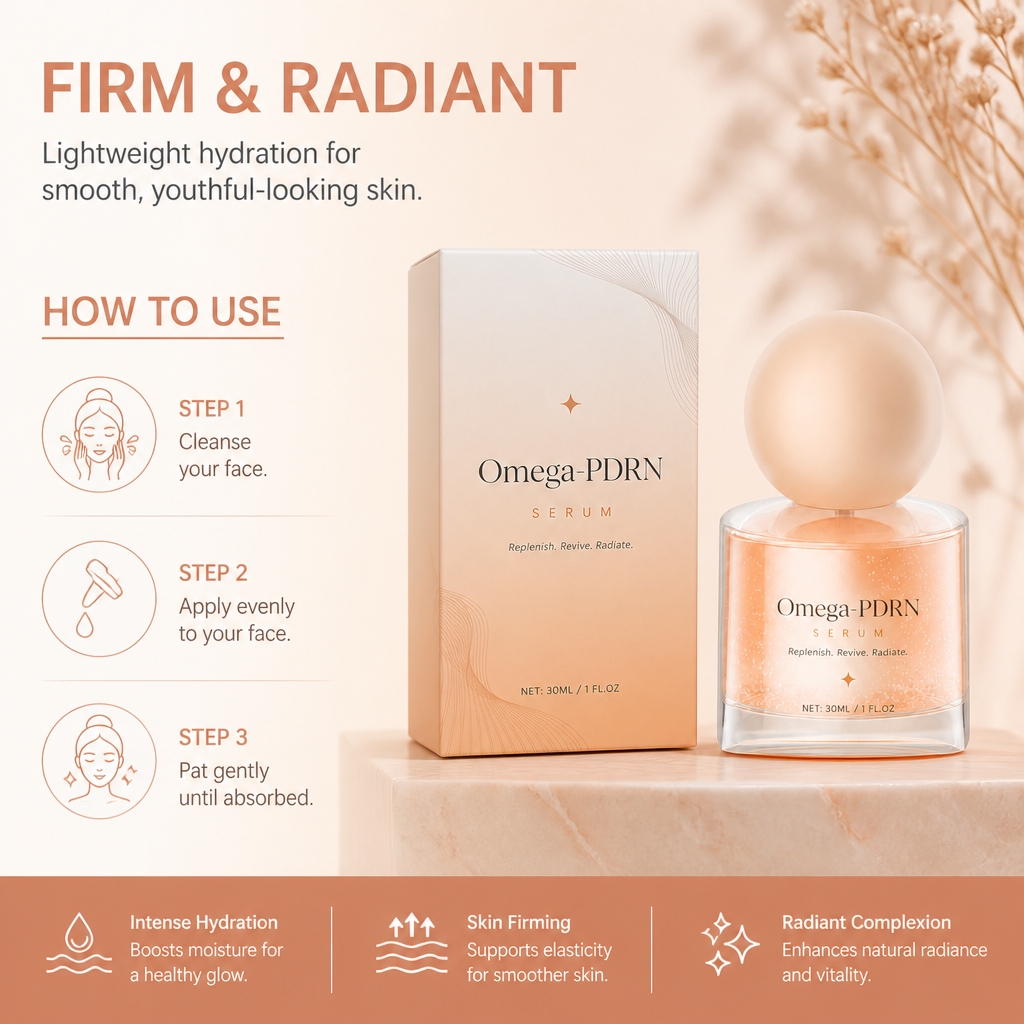Firming Peptide Face Serum – Lightweight Hydration for Smooth, Radiant Skin