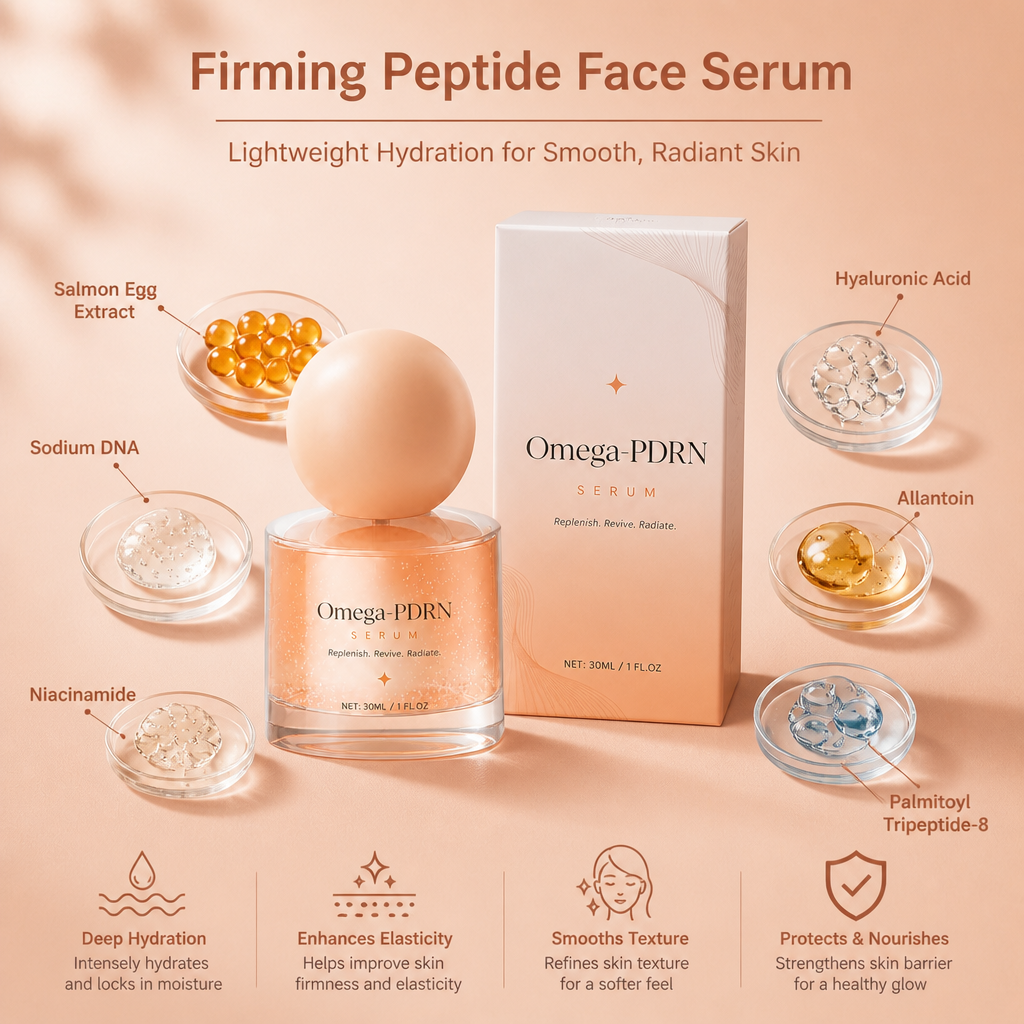 Firming Peptide Face Serum – Lightweight Hydration for Smooth, Radiant Skin