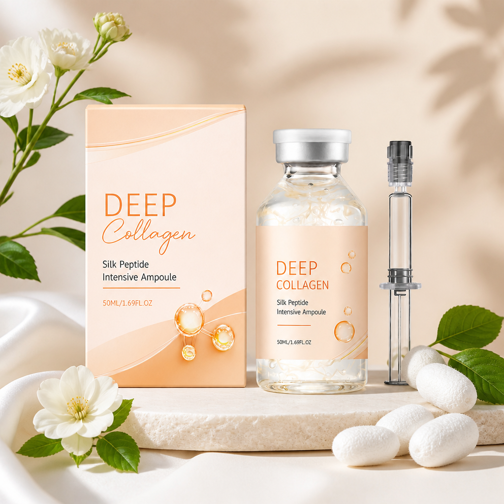 Silk Peptide & Collagen Ampoule – Deep Hydration for Smooth, Radiant Skin