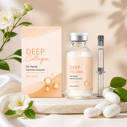 Silk Peptide & Collagen Ampoule – Deep Hydration for Smooth, Radiant Skin