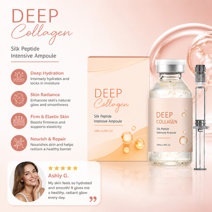 Silk Peptide & Collagen Ampoule – Deep Hydration for Smooth, Radiant Skin