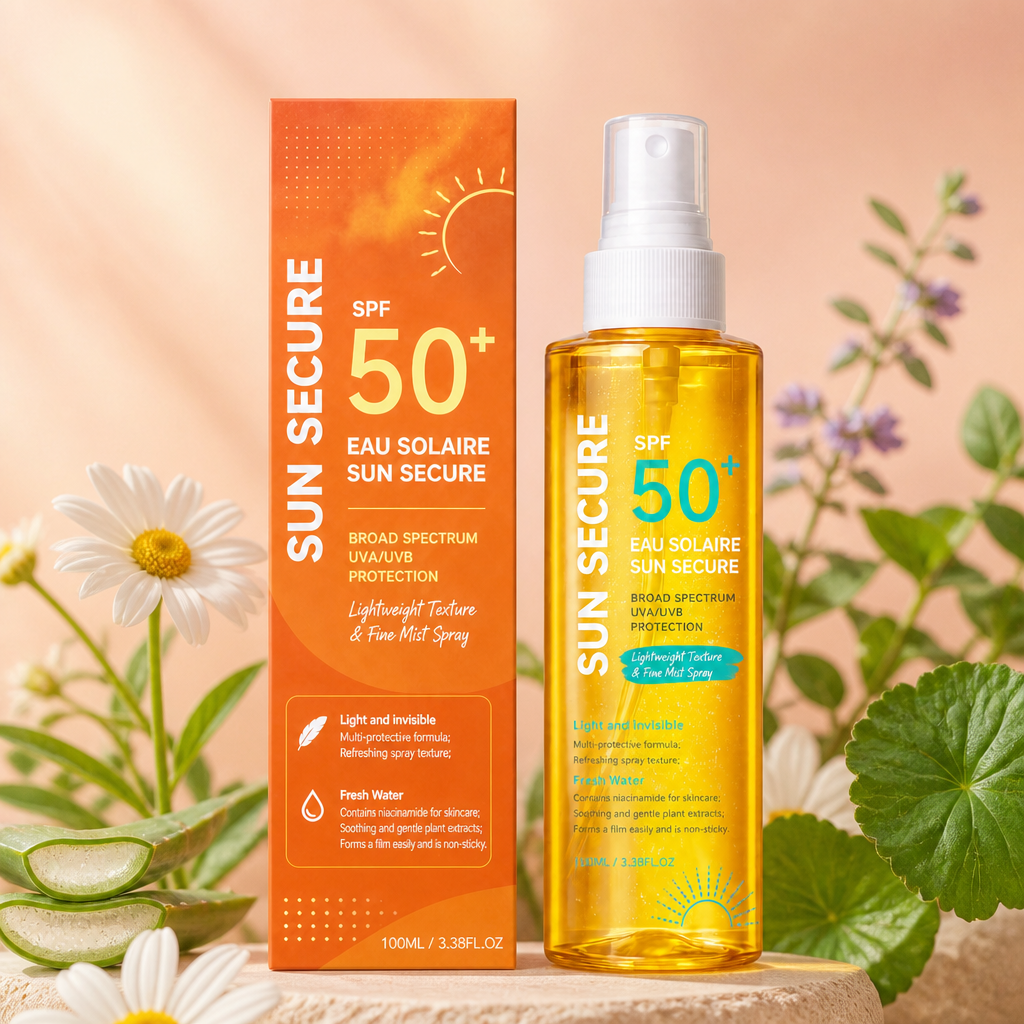 Broad Spectrum SPF 50+ Sunscreen Mist – Lightweight Daily UV Protection