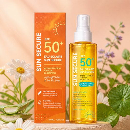 Broad Spectrum SPF 50+ Sunscreen Mist – Lightweight Daily UV Protection