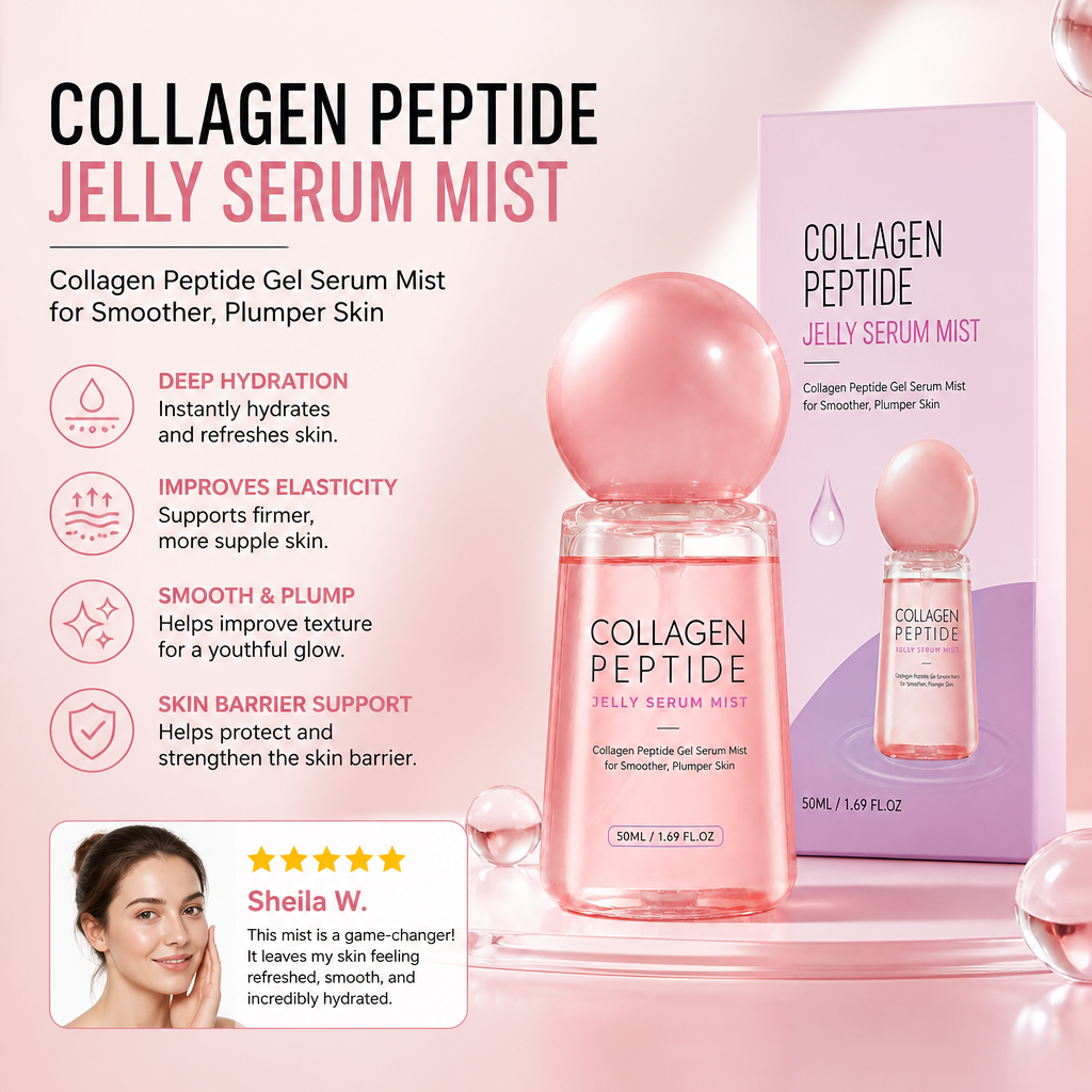 Collagen Peptide Mist – Lightweight Hydration for Smooth, Radiant Skin
