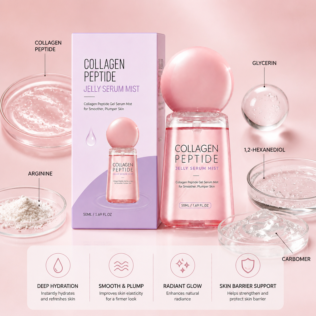 Collagen Peptide Mist – Lightweight Hydration for Smooth, Radiant Skin