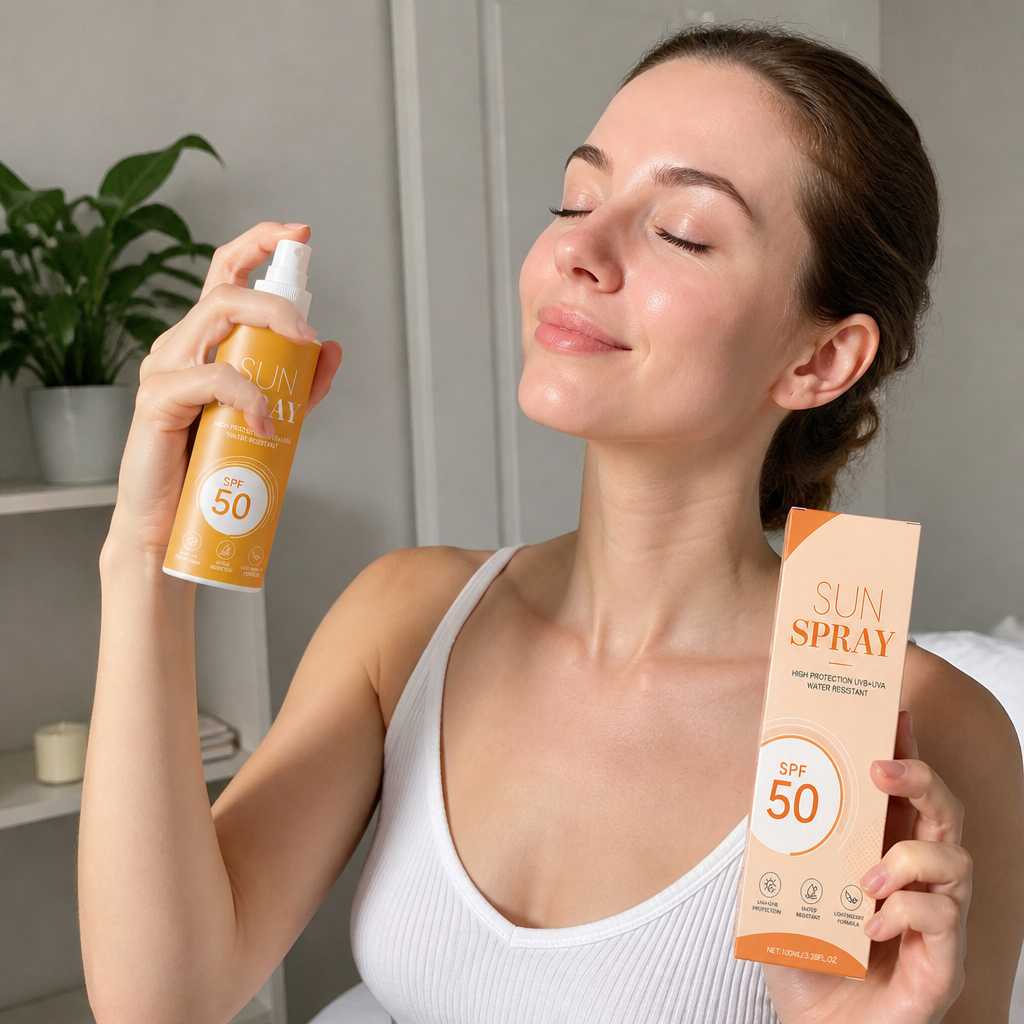 Hydrating SPF Face Mist – Lightweight Daily Sun Protection Spray