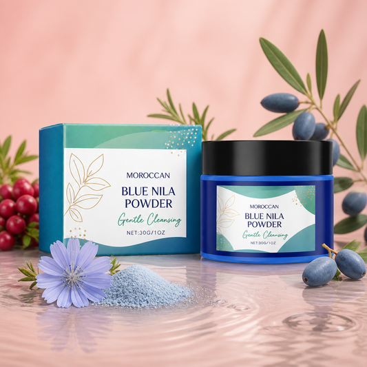 Blue Collagen Clay Mask – Deep Cleansing & Brightening Skincare Treatment