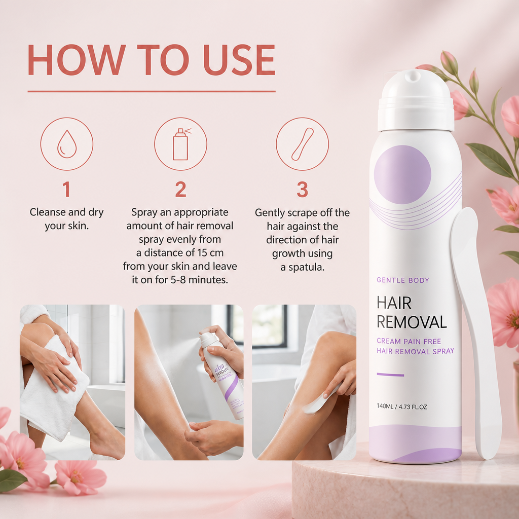 Pain-Free Man Hair Removal Cream – Gentle Formula for Sensitive Skin