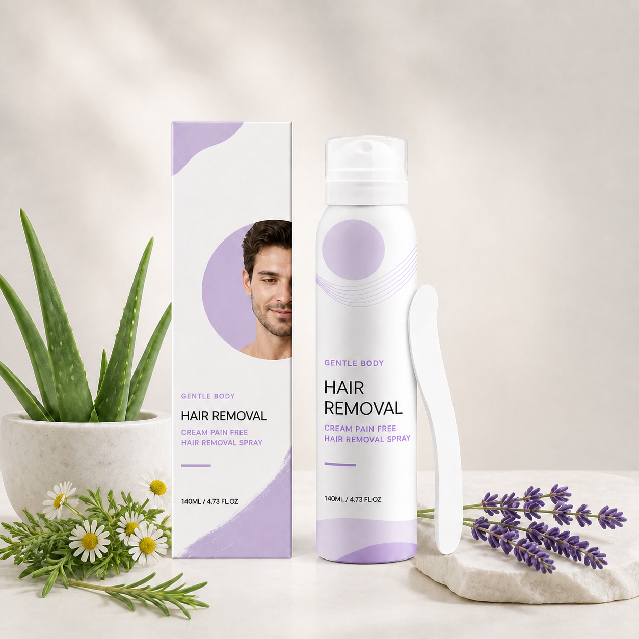 Pain-Free Man Hair Removal Cream – Gentle Formula for Sensitive Skin