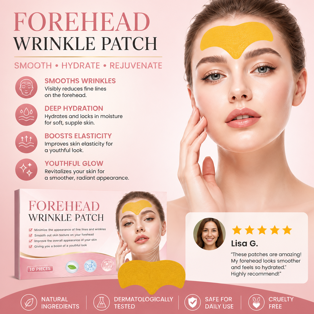 Collagen Forehead Wrinkle Patches – Hydrating Smoothing Care