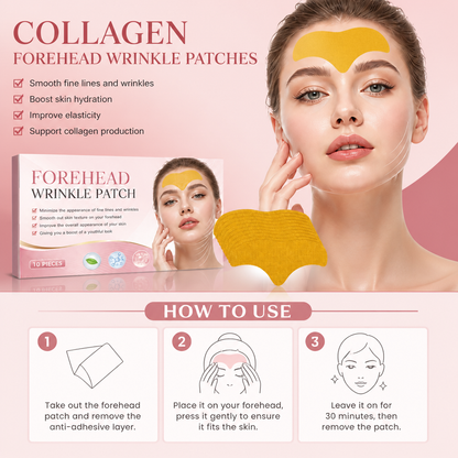 Collagen Forehead Wrinkle Patches – Hydrating Smoothing Care