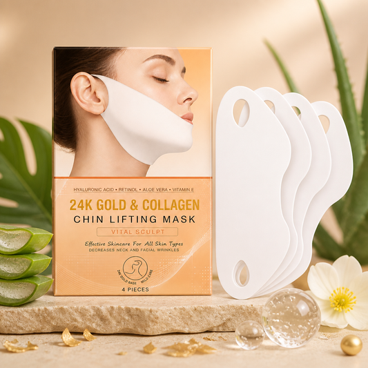 Gold Collagen V-Line Mask – Firming Hydration for a Sculpted Look