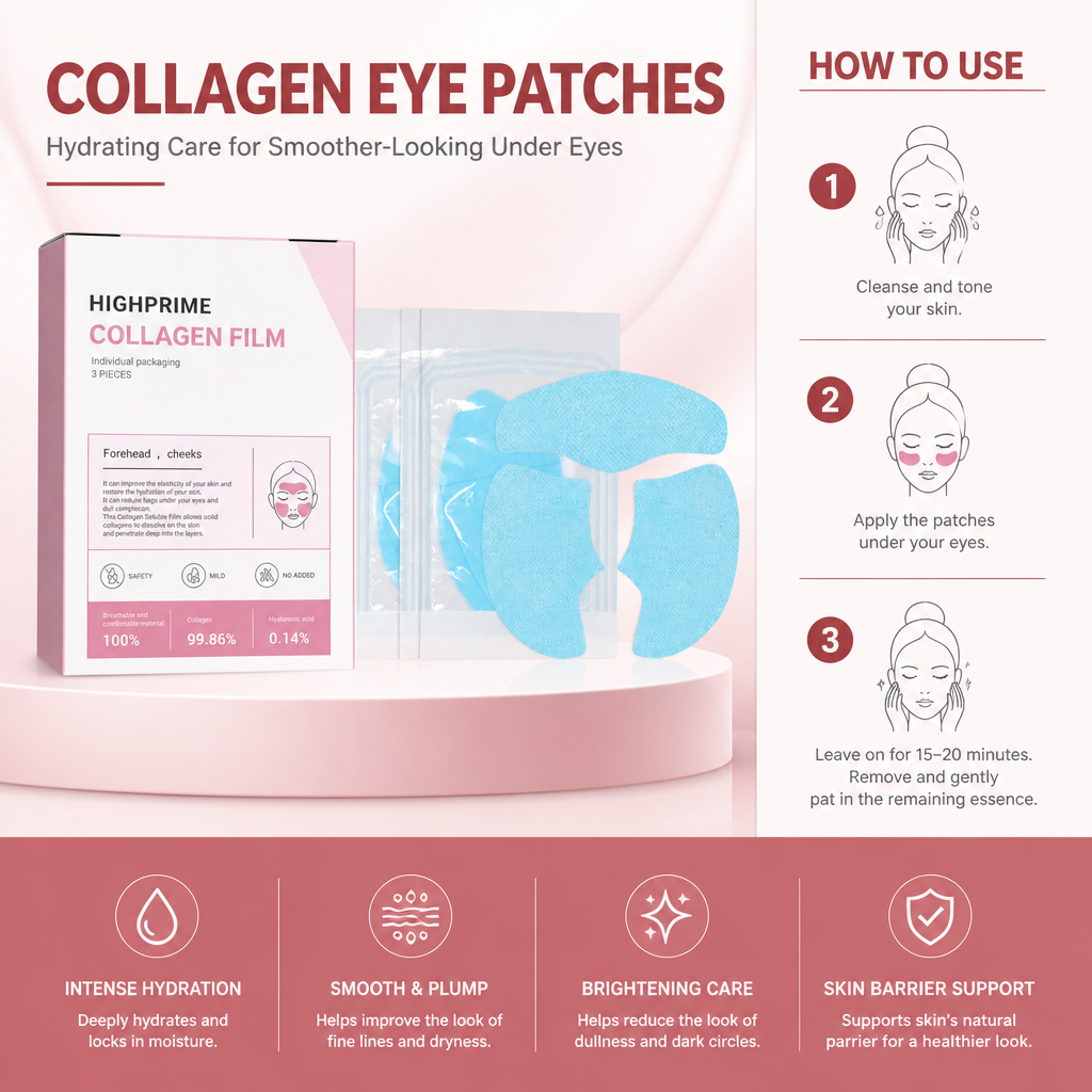Collagen Eye Patches – Hydrating Care for Smoother-Looking Under Eyes