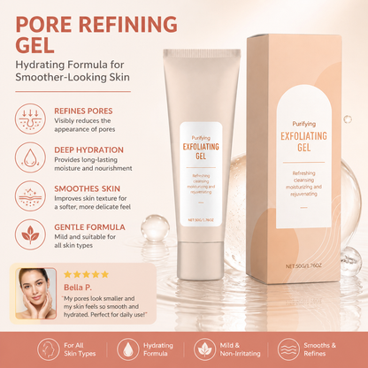 Pore Refining Gel – Hydrating Formula for Smoother-Looking Skin