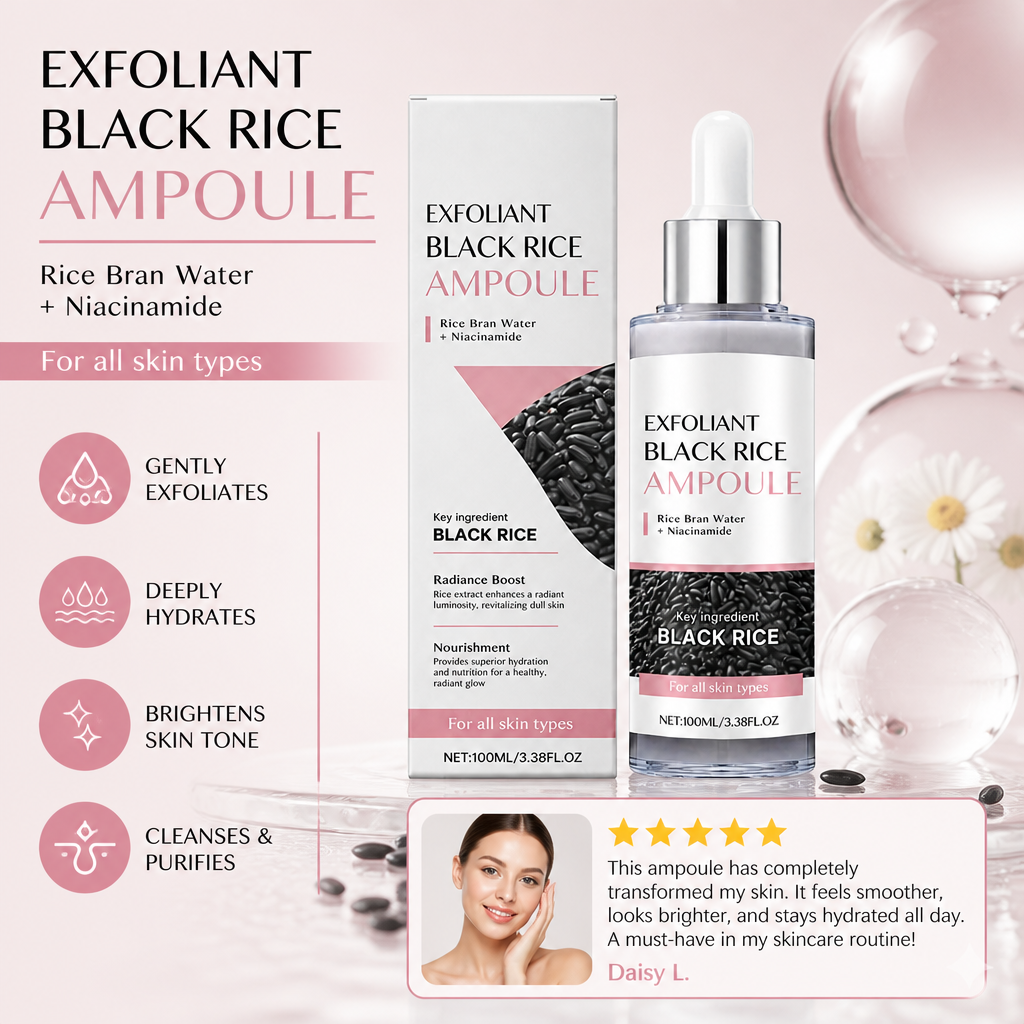 Black Rice Exfoliating Ampoule – Hydrating Care for Smooth, Radiant Skin