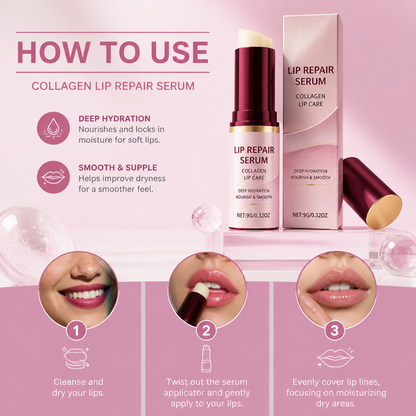 Collagen Lip Repair Serum – Deep Hydration for Soft, Smooth Lips