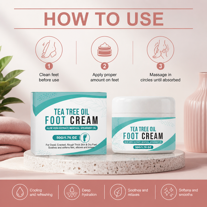 Cooling Foot Care Cream – Deep Hydration for Soft, Refreshed Feet