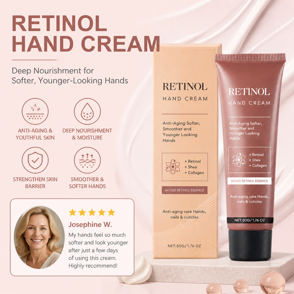 Retinol Hand Cream – Deep Nourishment for Softer, Younger-Looking Hands