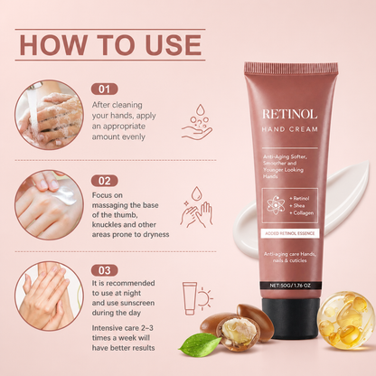 Retinol Hand Cream – Deep Nourishment for Softer, Younger-Looking Hands