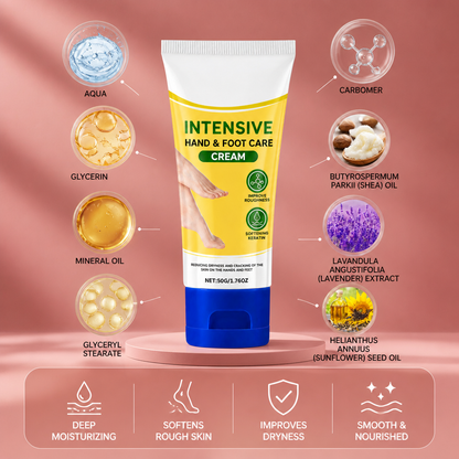 Intensive Hand & Foot Cream – Deep Moisture for Soft, Smooth Skin