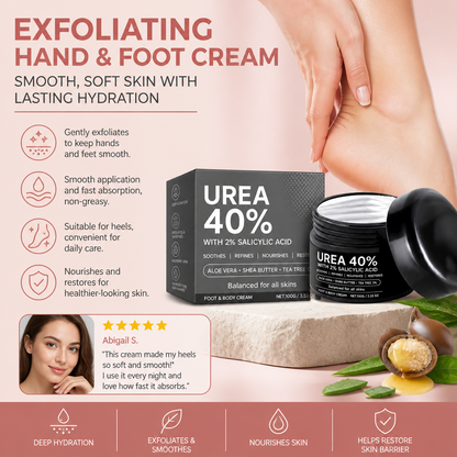 Exfoliating Hand & Foot Cream – Smooth, Soft Skin with Lasting Hydration