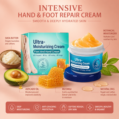 Intensive Hand & Foot Repair Cream – Smooth & Deeply Hydrated Skin