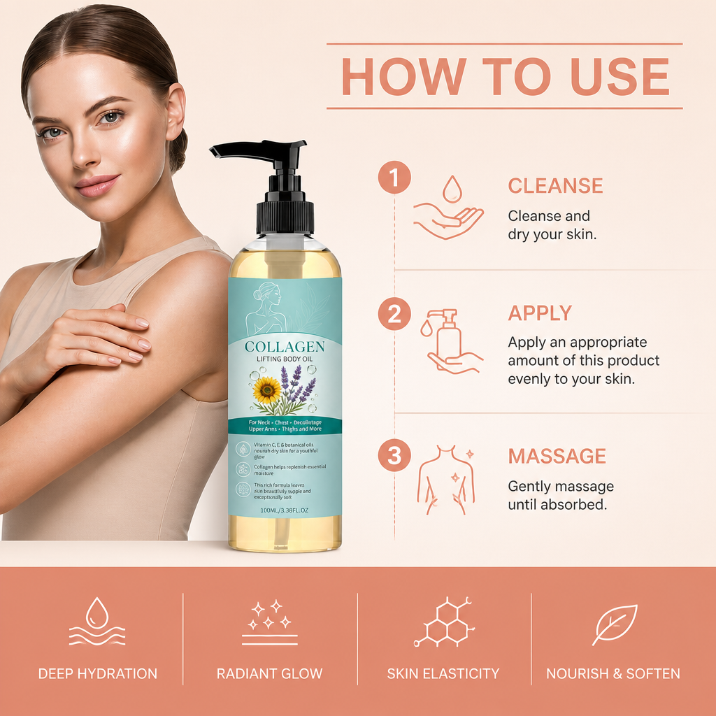 Vitamin C Collagen Body Oil – Lightweight Hydration & Radiant Skin