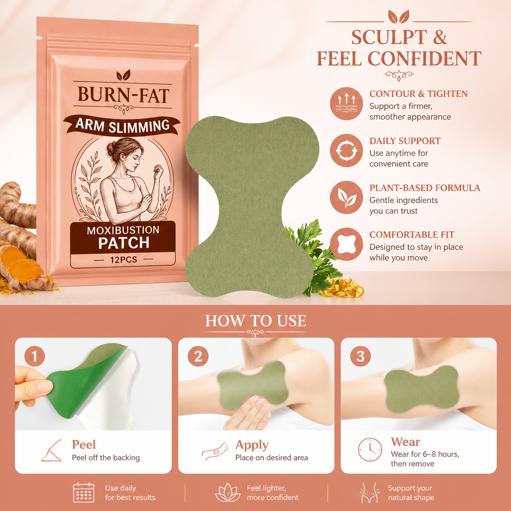 Turmeric Body Contour Patches – Comfortable Daily Support for Smoother Skin