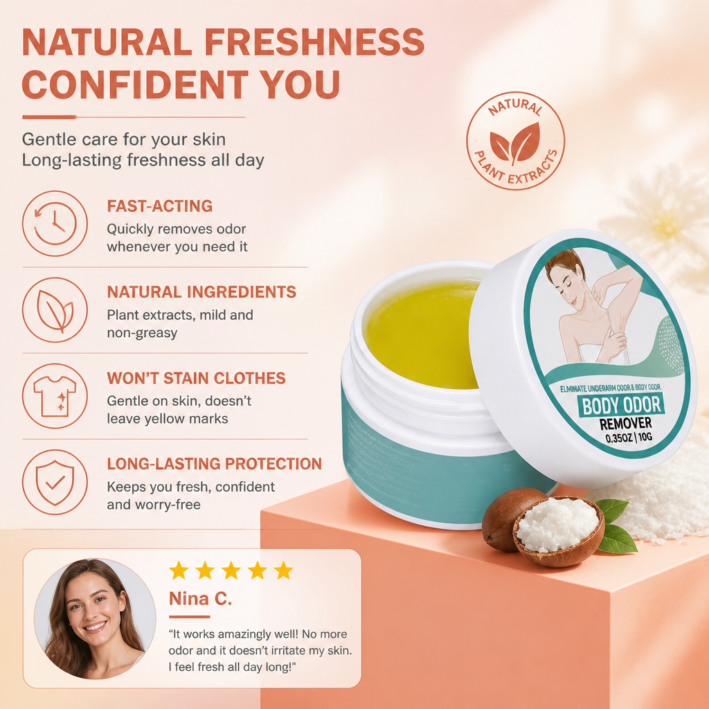 Natural Deodorant Cream – Long-Lasting Freshness Without Sticky Residue
