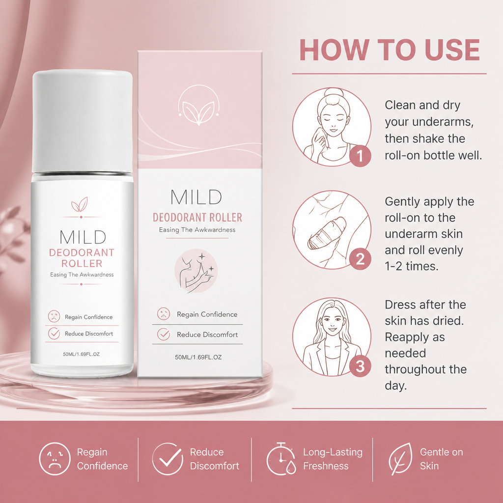 Refreshing Roll-On Deodorant – Lightweight Daily Odor Care for Fresh Skin