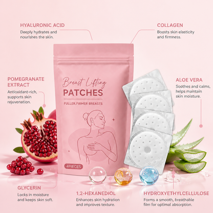 Collagen & Hyaluronic Chest Care Patches for Firmer, Hydrated Skin
