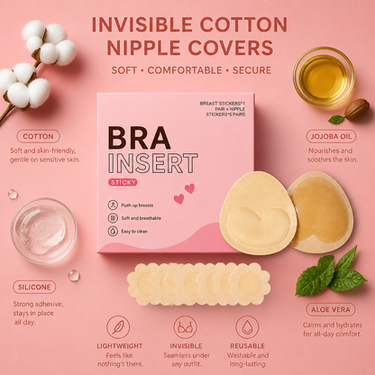 Invisible Cotton Nipple Covers – Soft, Comfortable Everyday Wear