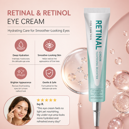 Retinal & Retinol Eye Cream – Hydrating Care for Smoother-Looking Eyes