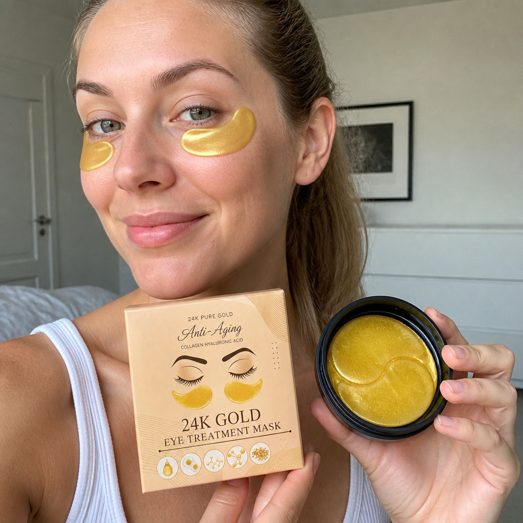 Collagen & Hyaluronic Eye Patches – Hydrating Care for Brighter-Looking Eyes