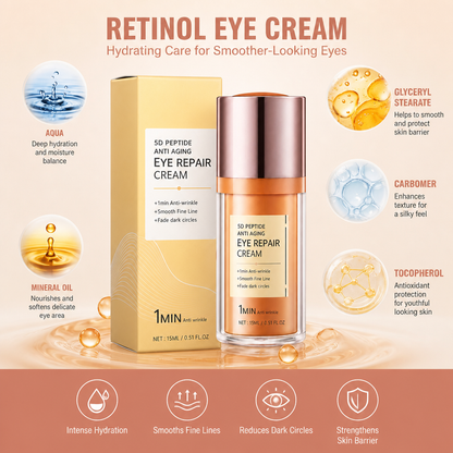 Retinol Eye Cream – Hydrating Care for Smoother-Looking Eyes