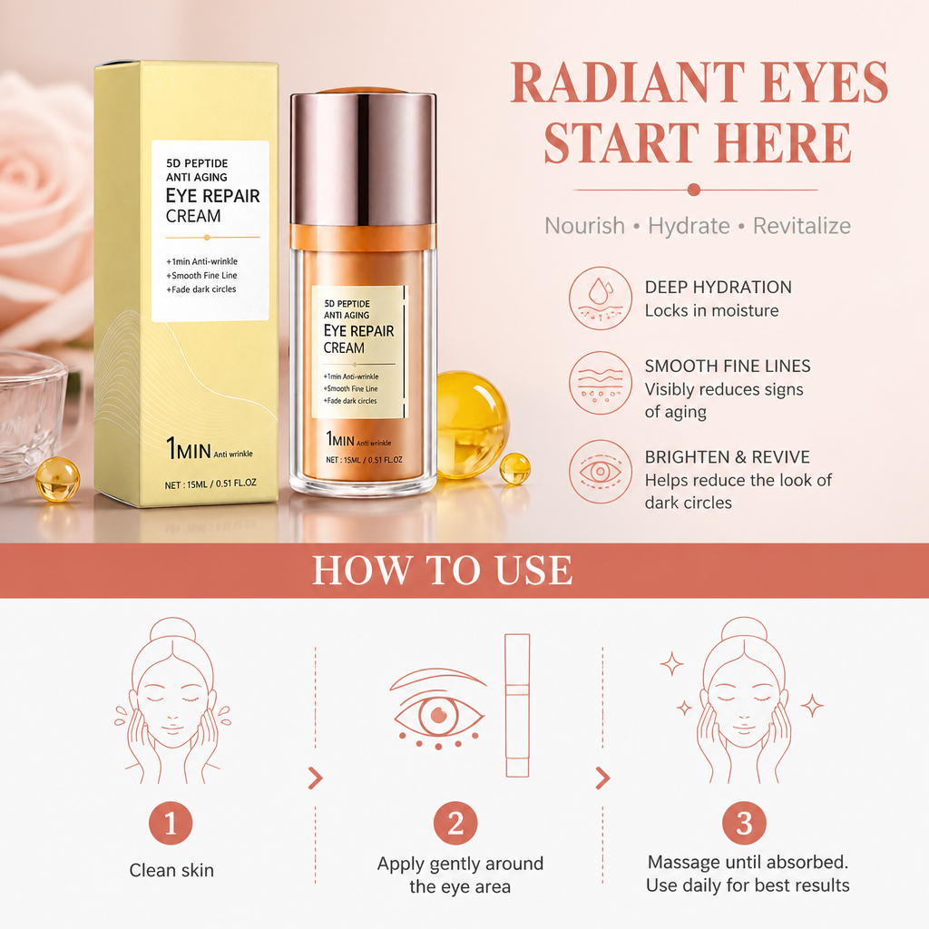 Retinol Eye Cream – Hydrating Care for Smoother-Looking Eyes