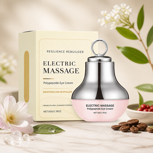 Electric Peptide Eye Cream with Massage Applicator for Brighter Eyes