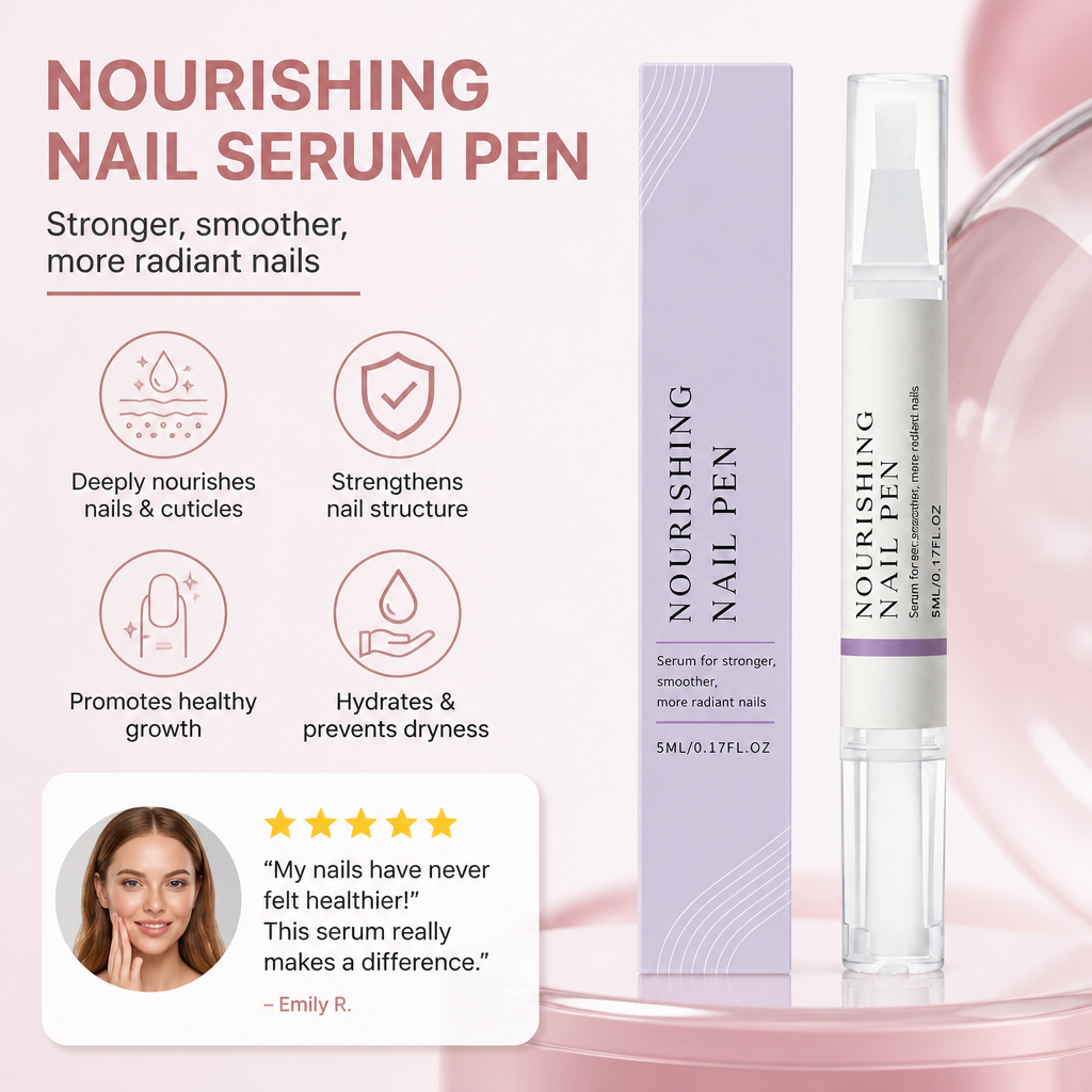 Nourishing Nail Serum Pen – Hydrating Care for Stronger-Looking Nails & Cuticles
