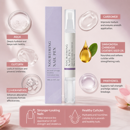 Nourishing Nail Serum Pen – Hydrating Care for Stronger-Looking Nails & Cuticles