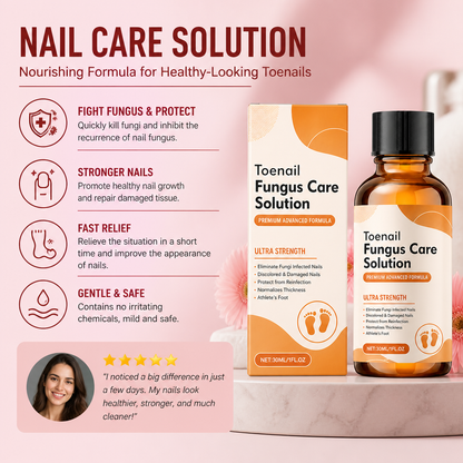 Nail Care Solution – Nourishing Formula for Healthy-Looking Toenails