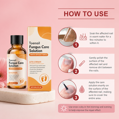 Nail Care Solution – Nourishing Formula for Healthy-Looking Toenails