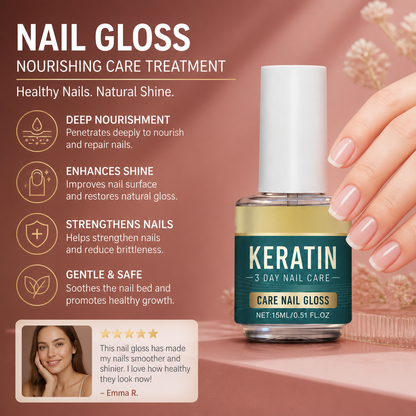 Nail Gloss Care Treatment – Nourishing Formula for Smooth & Shiny Nails