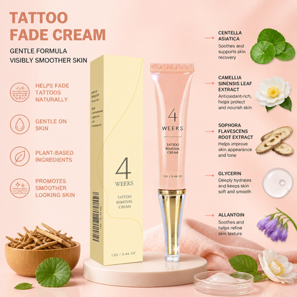 Tattoo Fade Cream – Plant-Based Formula for Smoother-Looking Skin