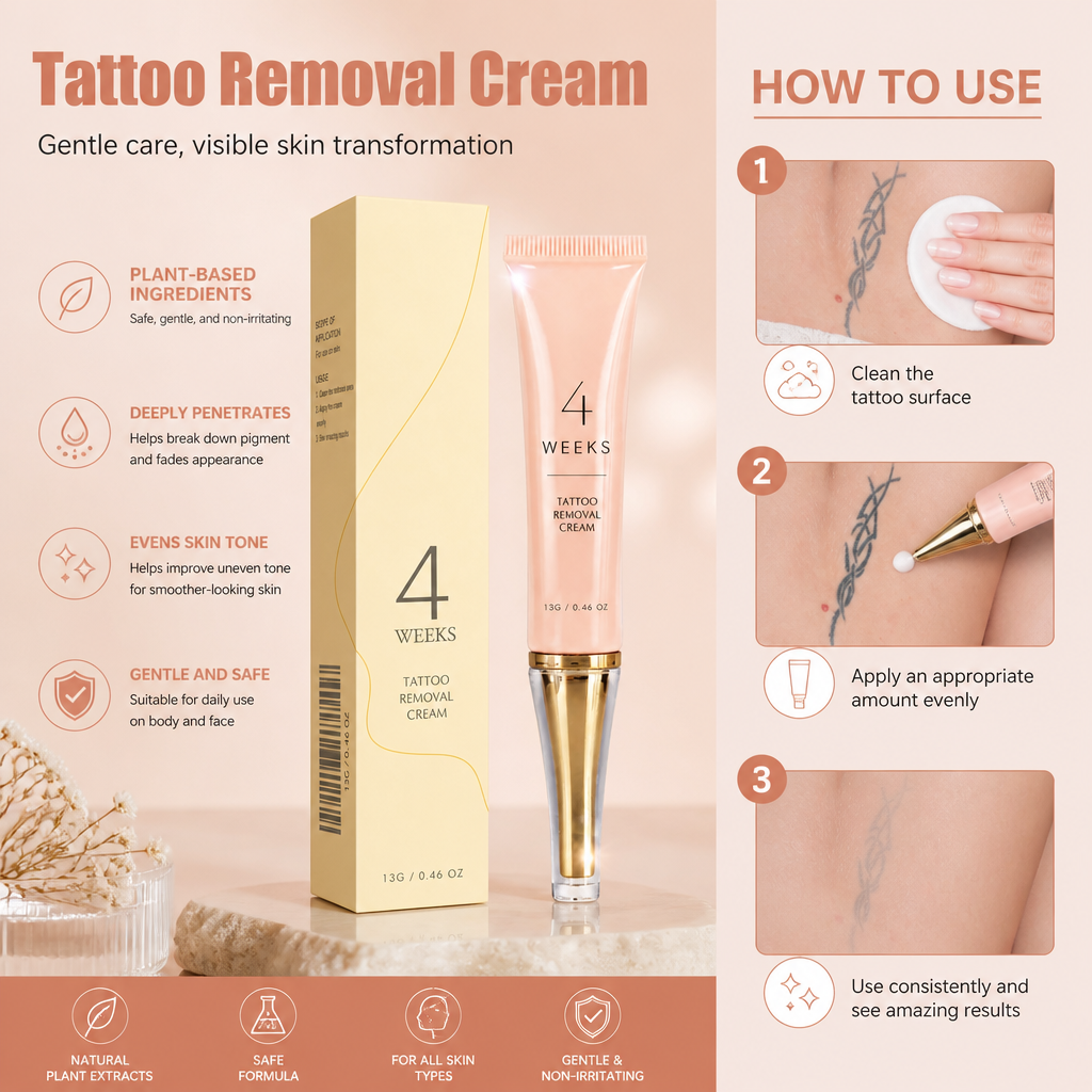 Tattoo Fade Cream – Plant-Based Formula for Smoother-Looking Skin